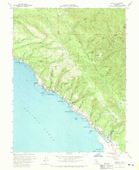 Download a high-resolution, GPS-compatible USGS topo map for Gualala, CA (1970 edition)