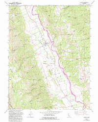 Download a high-resolution, GPS-compatible USGS topo map for Guinda, CA (1993 edition)