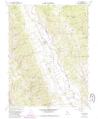 Download a high-resolution, GPS-compatible USGS topo map for Guinda, CA (1985 edition)