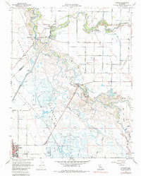 Download a high-resolution, GPS-compatible USGS topo map for Gustine, CA (1982 edition)