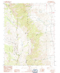 Download a high-resolution, GPS-compatible USGS topo map for Haiwee Pass, CA (1994 edition)