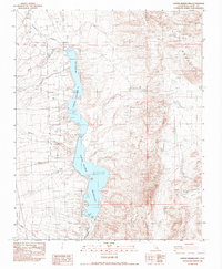 Download a high-resolution, GPS-compatible USGS topo map for Haiwee Reservoirs, CA (1983 edition)