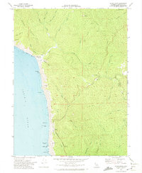 preview thumbnail of historical topo map of Mendocino County, CA in 1970