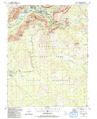 preview thumbnail of historical topo map of Mariposa County, CA in 1990