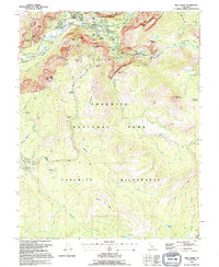 preview thumbnail of historical topo map of Mariposa County, CA in 1992