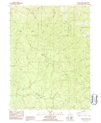 Download a high-resolution, GPS-compatible USGS topo map for Halfway Ridge, CA (1986 edition)