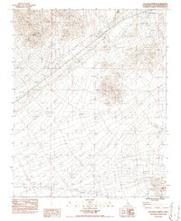 Download a high-resolution, GPS-compatible USGS topo map for Halloran Springs, CA (1985 edition)