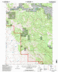 Download a high-resolution, GPS-compatible USGS topo map for Halls Canyon, CA (1996 edition)