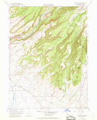 Download a high-resolution, GPS-compatible USGS topo map for Hamlin Canyon, CA (1969 edition)