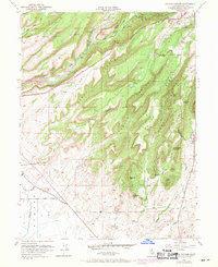 Download a high-resolution, GPS-compatible USGS topo map for Hamlin Canyon, CA (1970 edition)