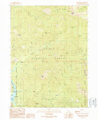 preview thumbnail of historical topo map of Shasta County, CA in 1990