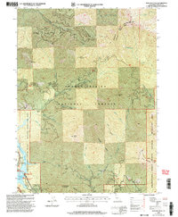 Download a high-resolution, GPS-compatible USGS topo map for Hanland Peak, CA (2003 edition)
