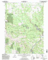 Download a high-resolution, GPS-compatible USGS topo map for Happy Camp Mountain, CA (1996 edition)