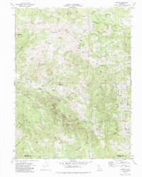 preview thumbnail of historical topo map of Humboldt County, CA in 1969