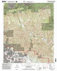 Download a high-resolution, GPS-compatible USGS topo map for Harrison Mountain, CA (1999 edition)