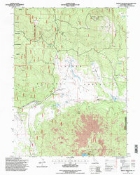 Download a high-resolution, GPS-compatible USGS topo map for Harvey Mountain, CA (1998 edition)