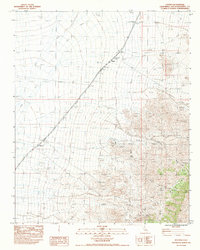 preview thumbnail of historical topo map of San Bernardino County, CA in 1983