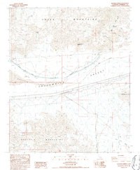 Download a high-resolution, GPS-compatible USGS topo map for Hayfield Spring, CA (1987 edition)