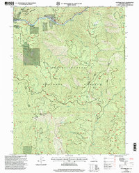 Download a high-resolution, GPS-compatible USGS topo map for Hayfork Bally, CA (2003 edition)