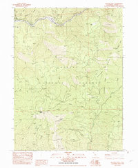 Download a high-resolution, GPS-compatible USGS topo map for Hayfork Bally, CA (1982 edition)