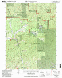 Download a high-resolution, GPS-compatible USGS topo map for Hayfork Summit, CA (2003 edition)