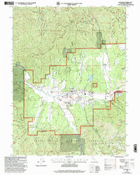 Download a high-resolution, GPS-compatible USGS topo map for Hayfork, CA (2003 edition)