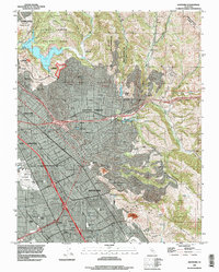 Download a high-resolution, GPS-compatible USGS topo map for Hayward, CA (1997 edition)