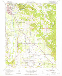 Download a high-resolution, GPS-compatible USGS topo map for Healdsburg, CA (1956 edition)