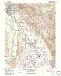 Download a high-resolution, GPS-compatible USGS topo map for Healdsburg, CA (1993 edition)