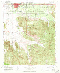 Download a high-resolution, GPS-compatible USGS topo map for Hemet, CA (1971 edition)