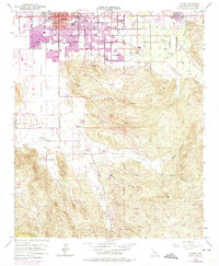 Download a high-resolution, GPS-compatible USGS topo map for Hemet, CA (1975 edition)