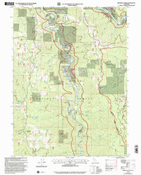 Download a high-resolution, GPS-compatible USGS topo map for Hennessy Peak, CA (2001 edition)