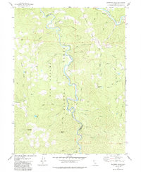 Download a high-resolution, GPS-compatible USGS topo map for Hennessy Peak, CA (1985 edition)