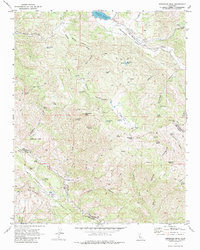 Download a high-resolution, GPS-compatible USGS topo map for Hepsedam Peak, CA (1980 edition)