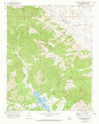 Download a high-resolution, GPS-compatible USGS topo map for Hernandez Reservoir, CA (1973 edition)