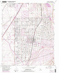 Download a high-resolution, GPS-compatible USGS topo map for Hesperia, CA (1984 edition)