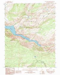 Download a high-resolution, GPS-compatible USGS topo map for Hetch Hetchy Reservoir, CA (1995 edition)