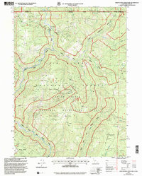 Download a high-resolution, GPS-compatible USGS topo map for High Plateau Mountain, CA (2001 edition)