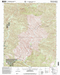 Download a high-resolution, GPS-compatible USGS topo map for Hildreth Peak, CA (2000 edition)