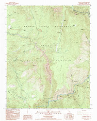 Download a high-resolution, GPS-compatible USGS topo map for Hockett Peak, CA (1995 edition)