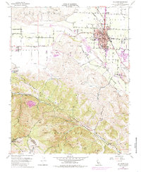 Download a high-resolution, GPS-compatible USGS topo map for Hollister, CA (1985 edition)