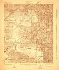 preview thumbnail of historical topo map of California, United States in 1924