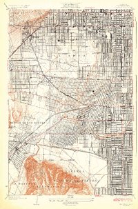 preview thumbnail of historical topo map of California, United States in 1926