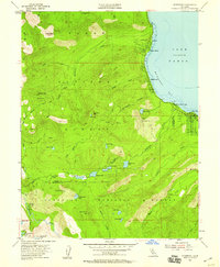 Download a high-resolution, GPS-compatible USGS topo map for Homewood, CA (1959 edition)