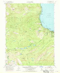 Download a high-resolution, GPS-compatible USGS topo map for Homewood, CA (1970 edition)