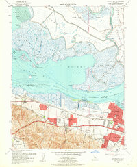 Download a high-resolution, GPS-compatible USGS topo map for Honker Bay, CA (1962 edition)