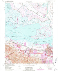Download a high-resolution, GPS-compatible USGS topo map for Honker Bay, CA (1981 edition)