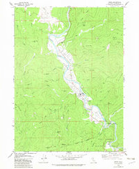Download a high-resolution, GPS-compatible USGS topo map for Hoopa, CA (1983 edition)