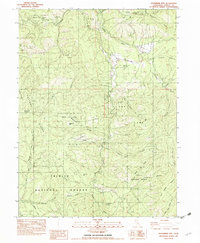 Download a high-resolution, GPS-compatible USGS topo map for Hoosimbim Mtn, CA (1982 edition)