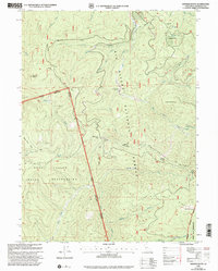 Download a high-resolution, GPS-compatible USGS topo map for Hopkins Butte, CA (2001 edition)